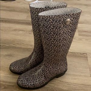 Cheetah Ugg Rain Boots